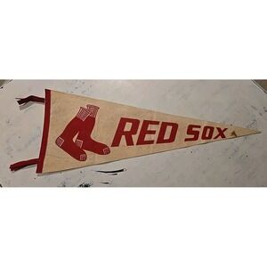 VINTAGE / Antique Keezer Boston Red Sox Baseball Pennant!  1940‎ – 1950's Era